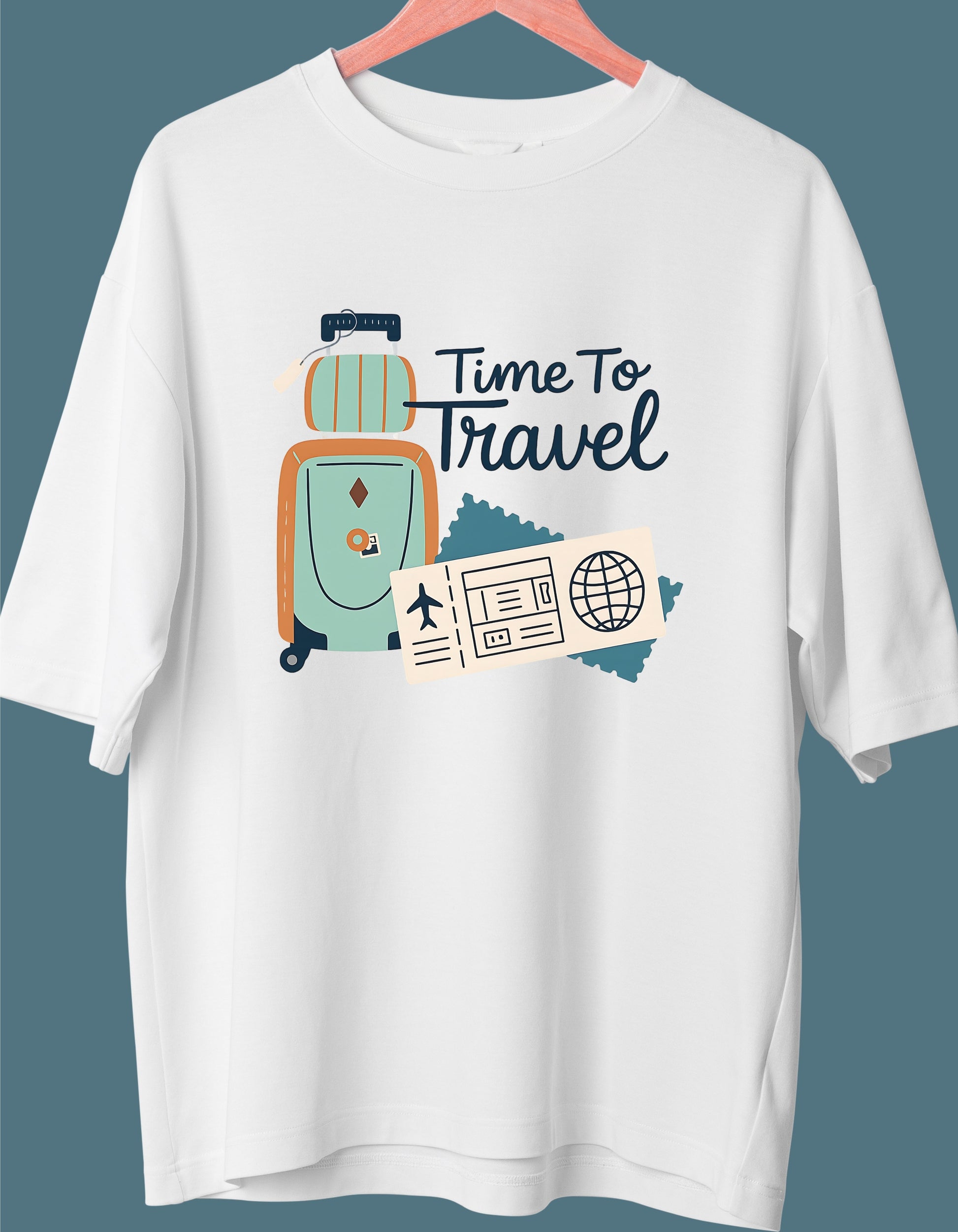 Unisex Terry Oversized Tee-Travel t-shirt - GlobeTees