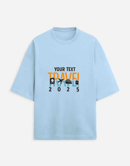 Unisex Terry Oversized Tee - Custom Travel 2025 T-Shirt - GlobeTees